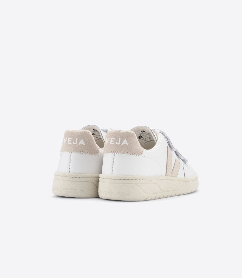 Veja Trainers Mens White - V-lock Leather - IPYA-51970